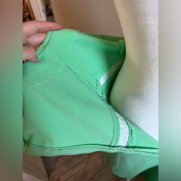 Vintage A-Line Sherbet Green Dress - Size 4 - Picture 3 of 9